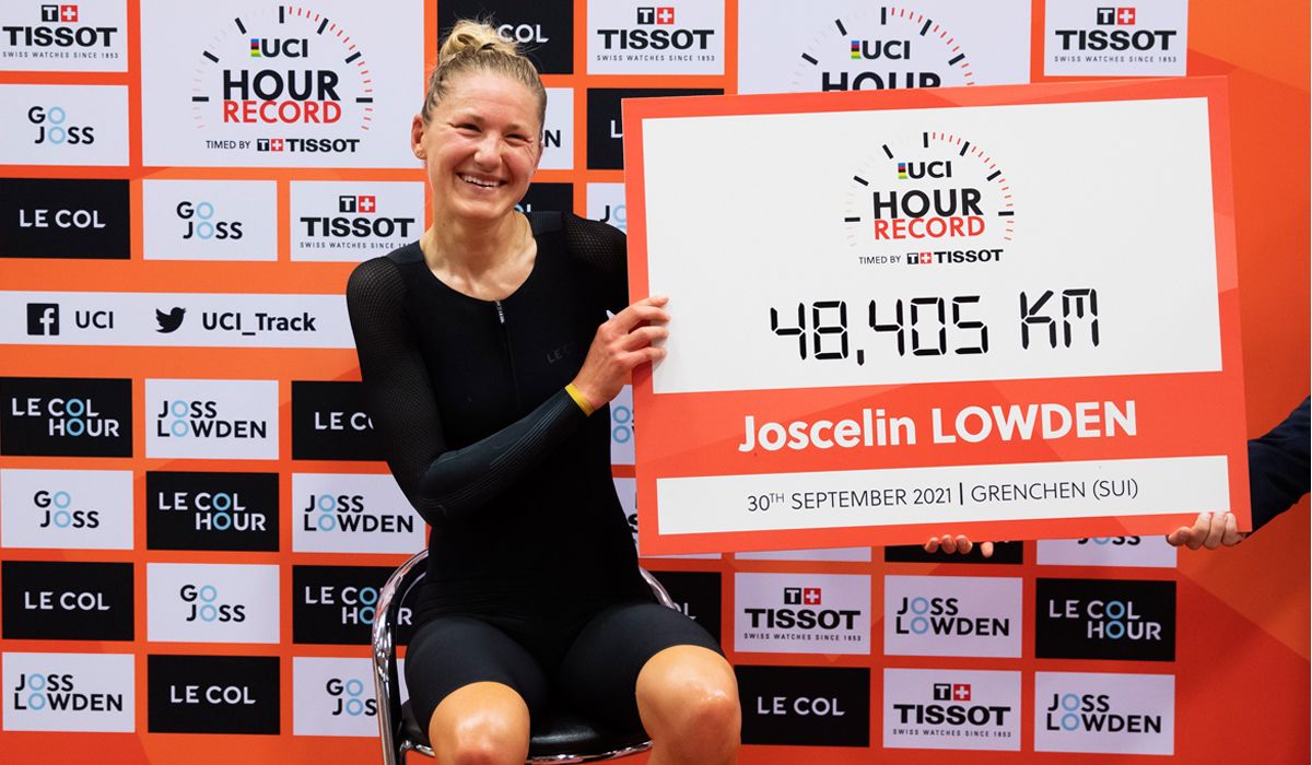 La británica Joscelin Lowden bate el récord de la hora: 48,405 km