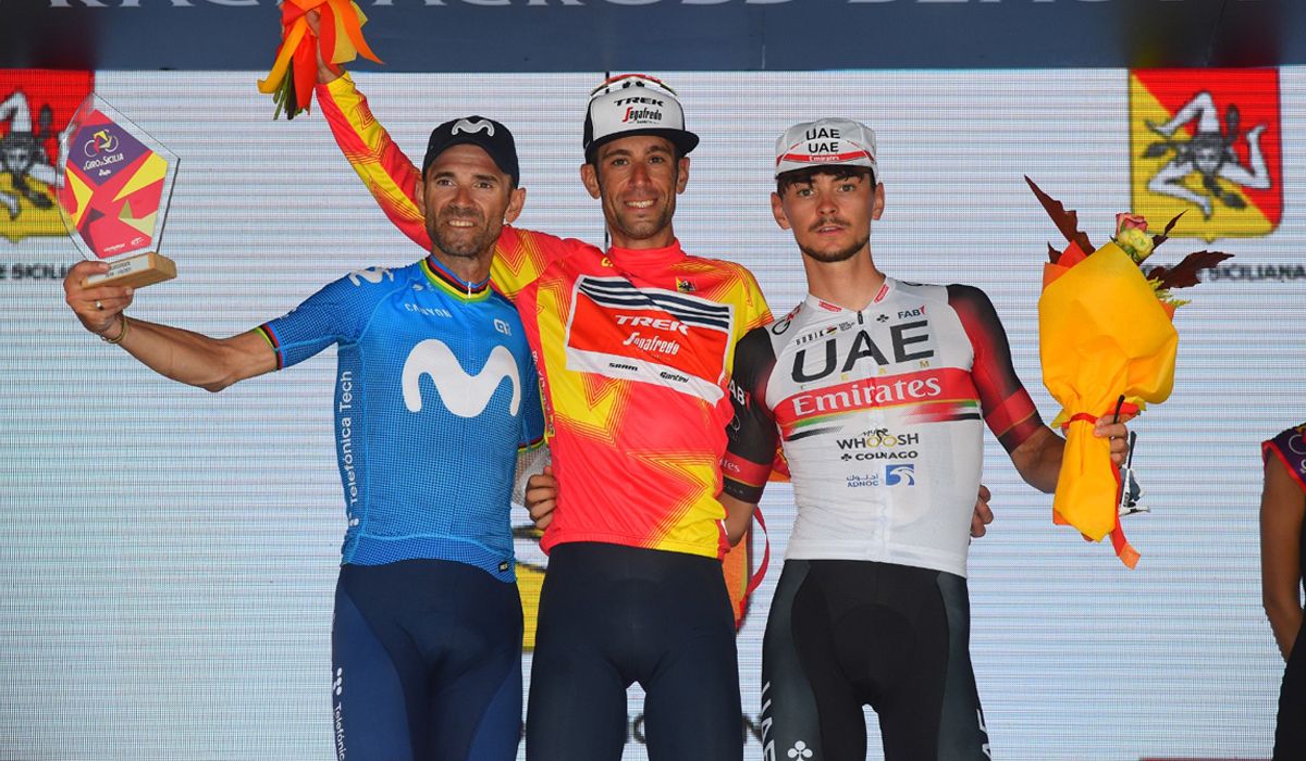 Vincenzo Nibali pasa al ataque, gana la etapa y destrona a Valverde del liderato para llevarse el Giro de Sicilia.