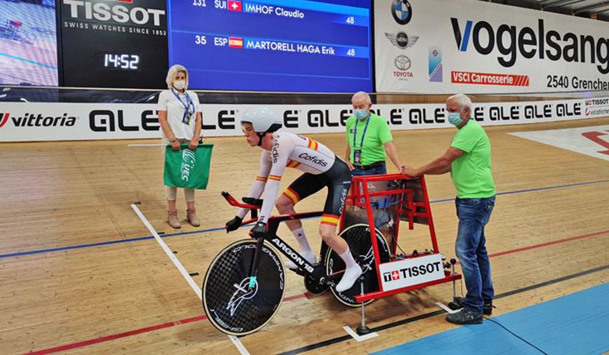 Martorell registra en el Europeo una nueva mejor marca nacional en la persecución individual
