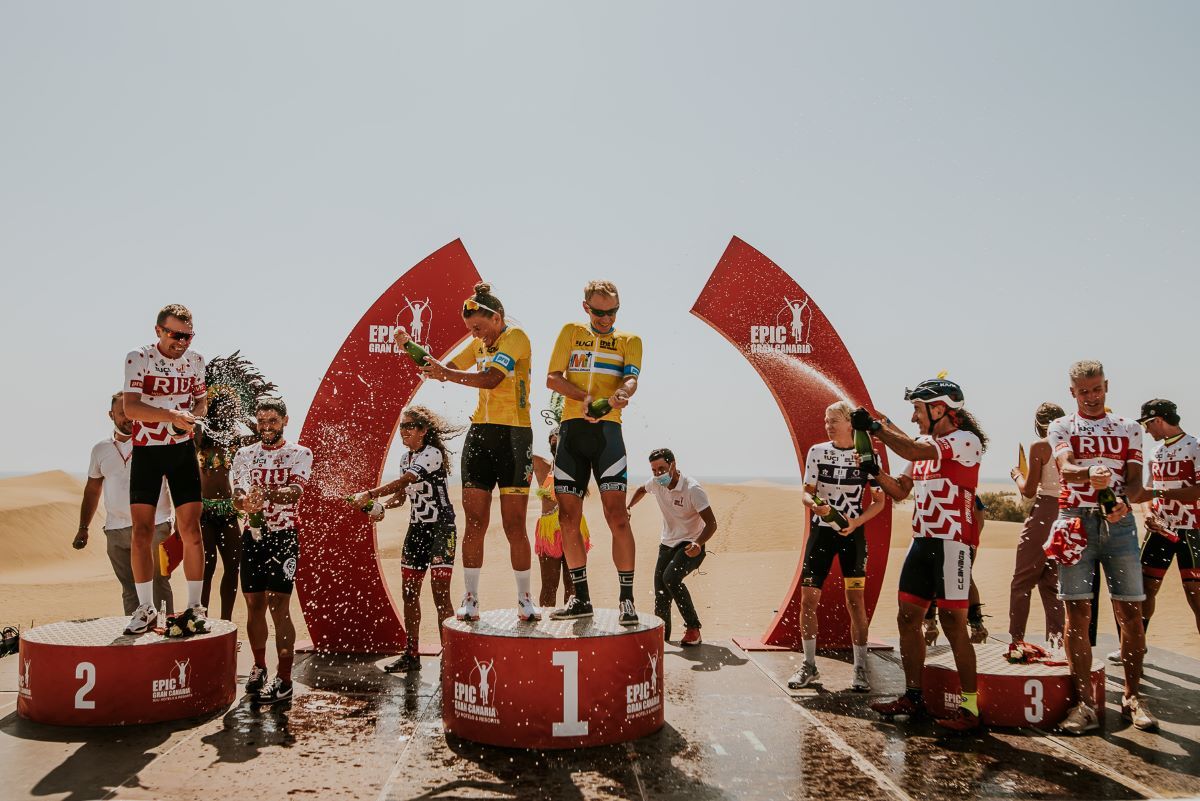 Podio final de la IV EPIC Gran Canaria