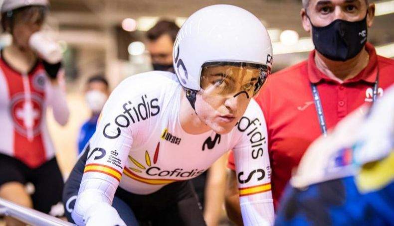 eukene larrarte finaliza 9a en la eliminacion del mundial de pista