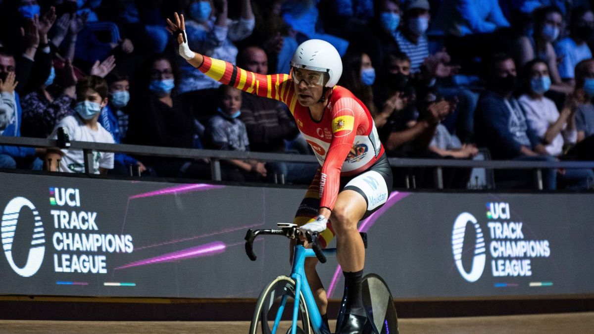 Mora, tercero en eliminación, el mejor pistard español en la UCI Track Champion de Palma