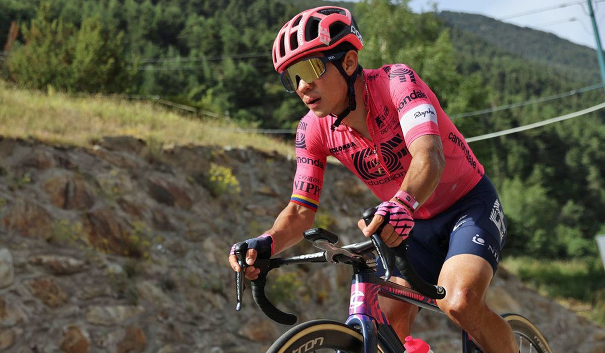 Sergio Higuita en una imagen del pasado Tour de Francia