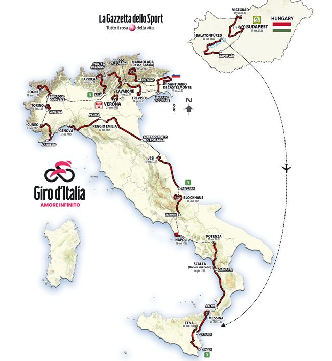 recorrido Giro 2022 recorrido Giro 2022