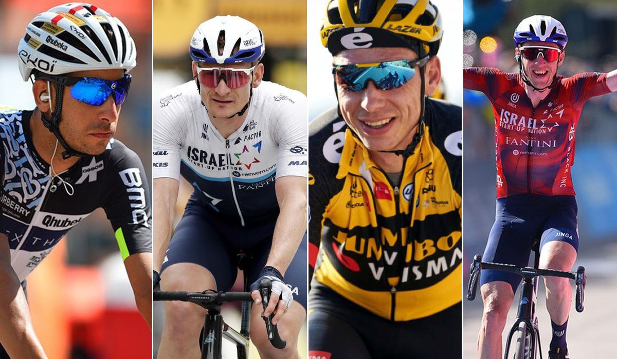 Fabio Aru, Andre Greipel, Tony Matin y Dan Martin (Bettini Photo)