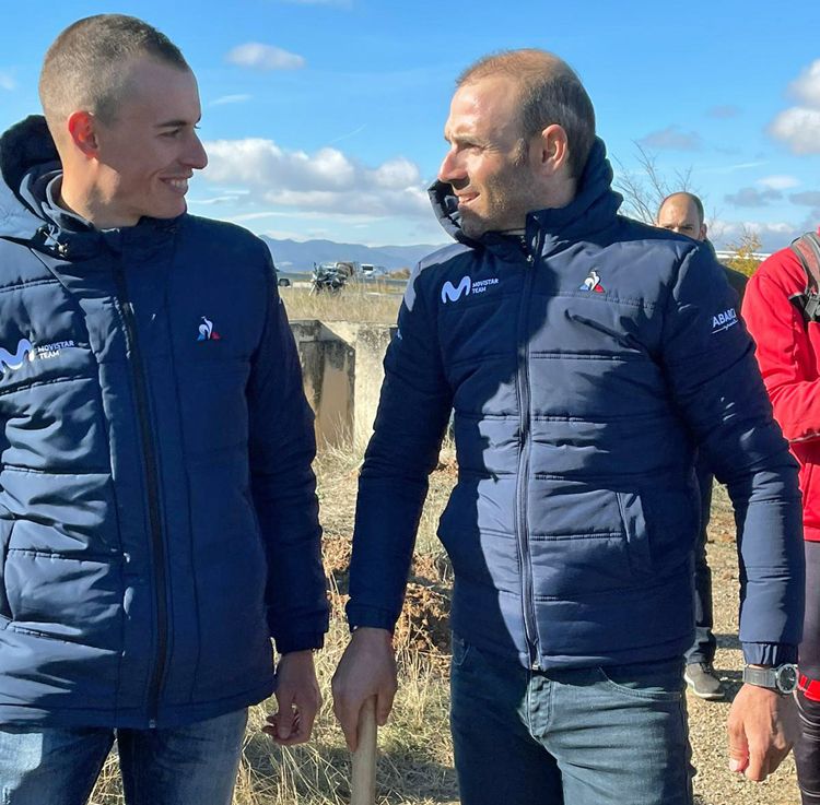 Enric Mas y Alejandro Valverde Enric Mas y Alejandro Valverde