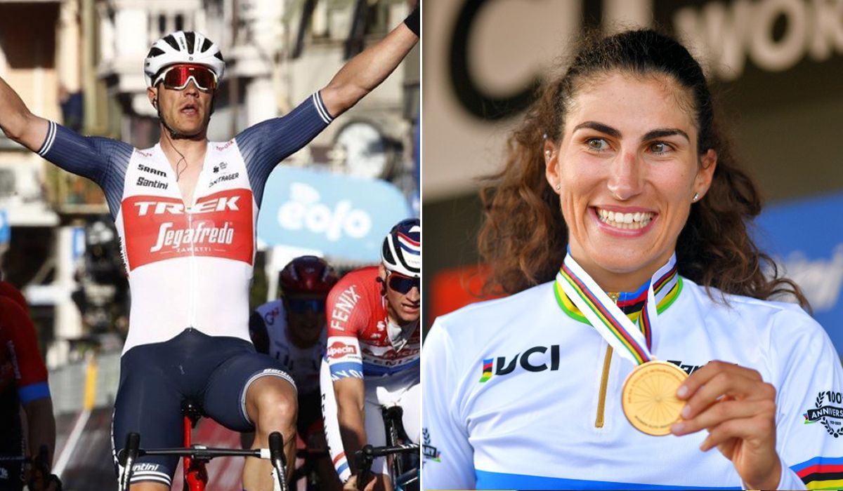 Jasper Stuyven y Elisa Balsamo