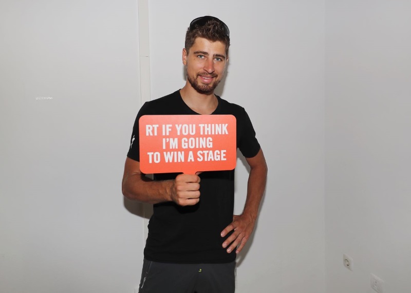 Peter Sagan: “Estoy aquí para intentar estar bien