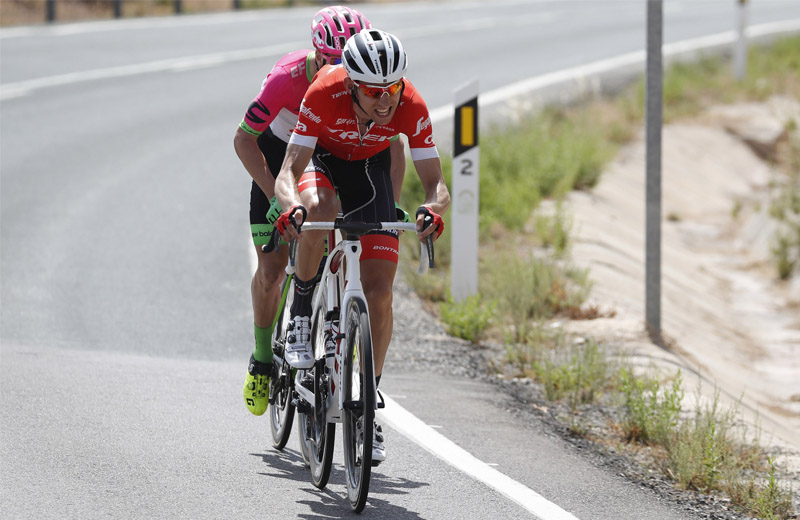 Bauke Mollema se pasó por un día a la Trek Madone