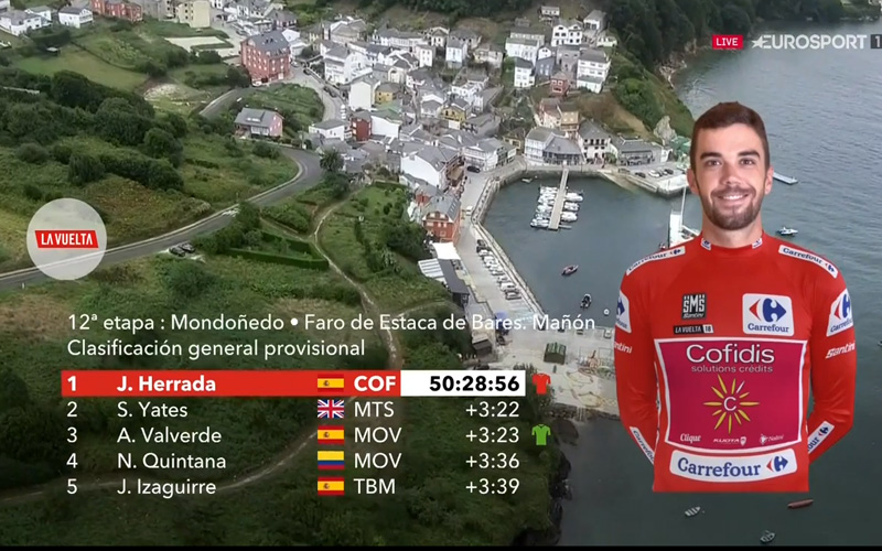 Jesús Herrada pone la Vuelta patas arriba