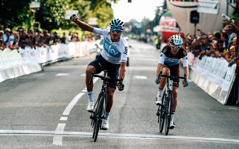 Victoria de Gianni Moscon en el Giro della Toscana