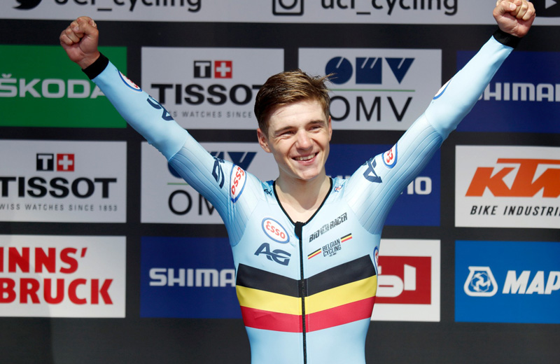 El fenómeno Evenepoel, campeón del mundo Junior contrarreloj