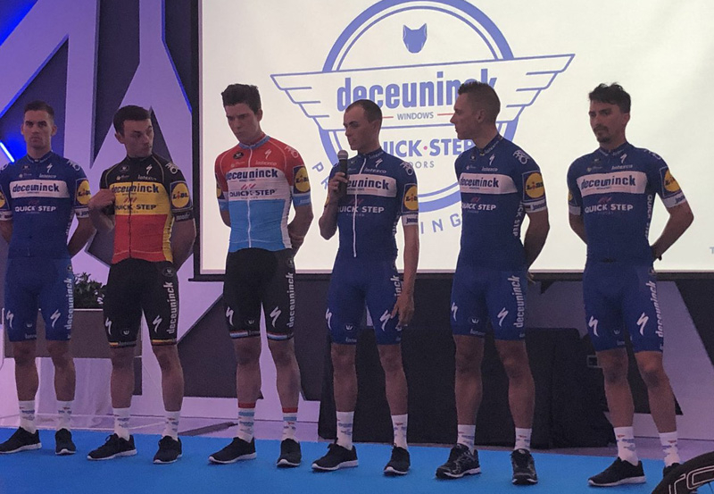 El Deceuninck-Quick Step echa a andar con Enric Mas aspirando a todo