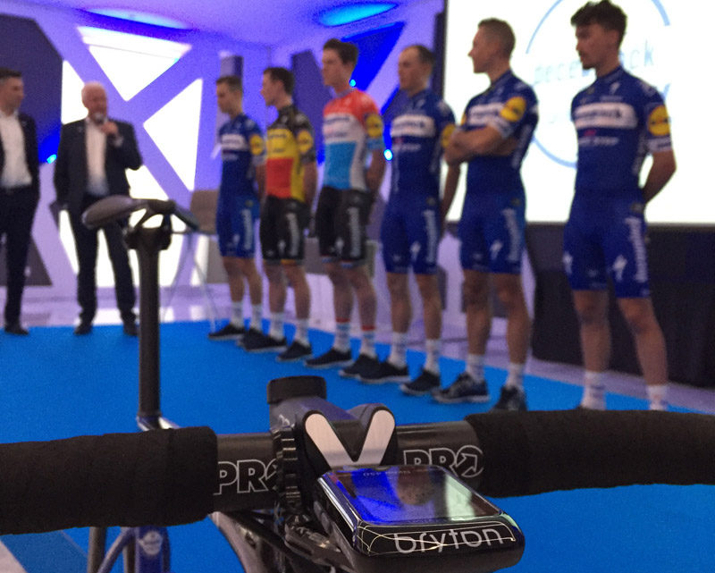 Bryton, patrocinador del Deceuninck-Quick Step