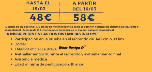 Inscripciones abiertas en la CicloBrava