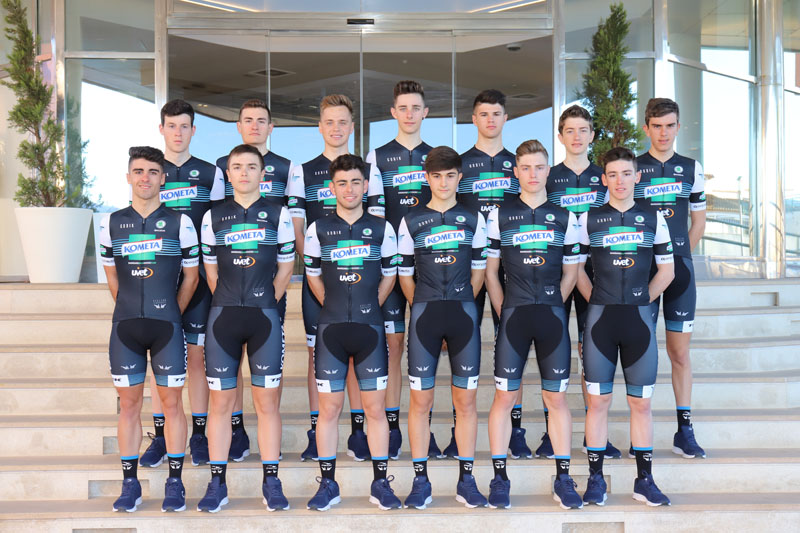 Puesta de largo del Kometa Cycling Team