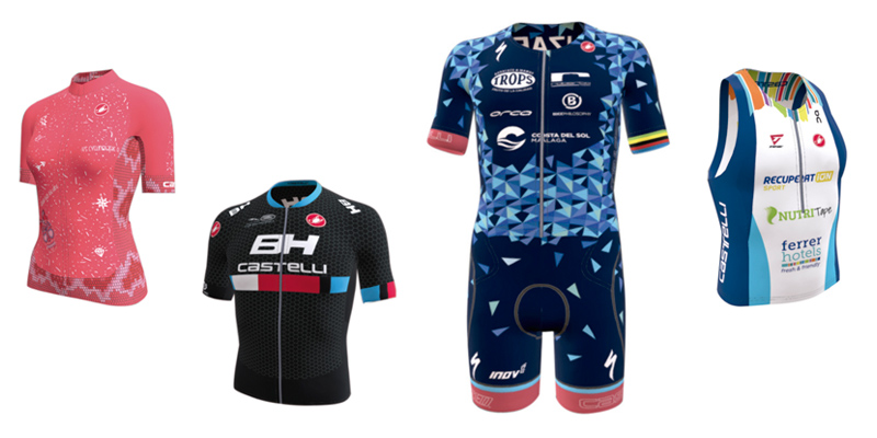 Nueva colección de ropa personalizada Castelli 2019