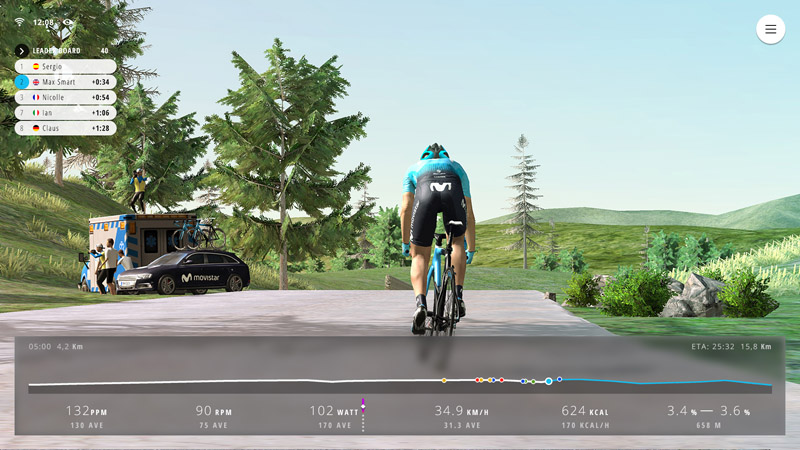 Nace Movistar Virtual Cycling, una revolucionaria competición de ciclismo virtual