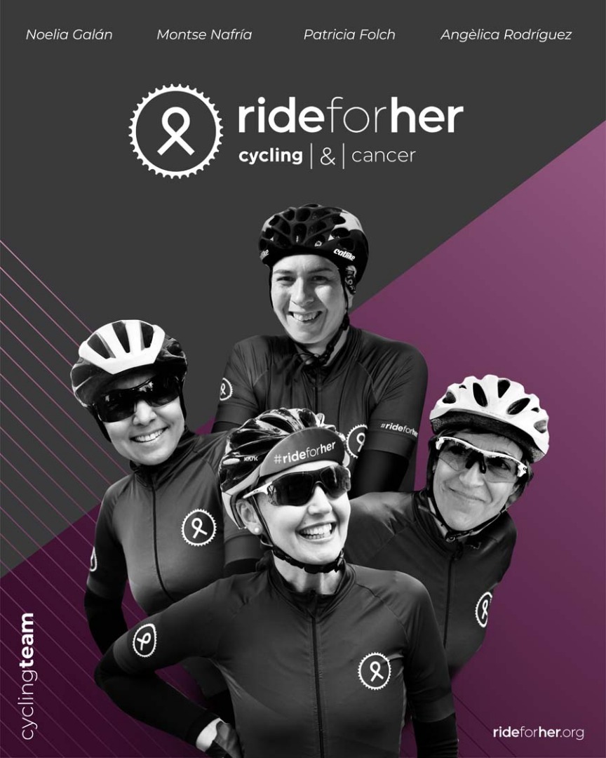 Proyecto RideForHer: solidaridad contra el cáncer a través del ciclismo