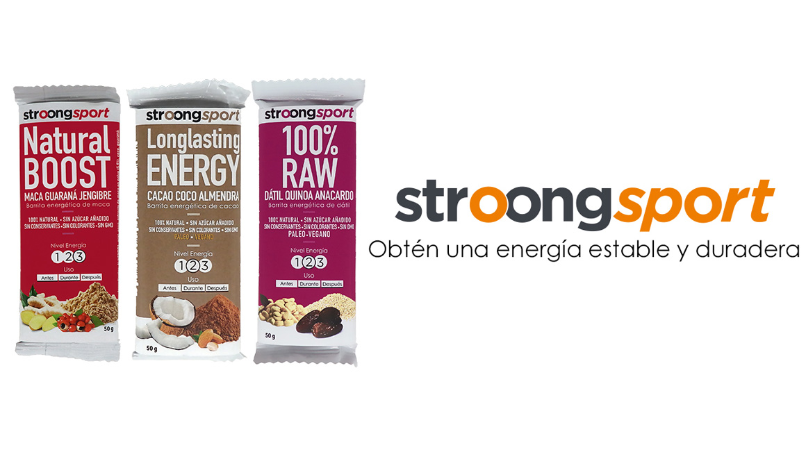  Stroong Daily, 30 g de energía saludable en barritas