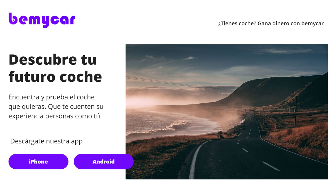 BeMyCar: enseña tu coche y gana 15 euros