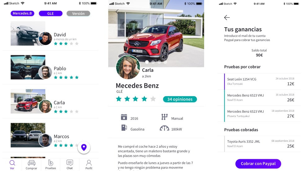BeMyCar: enseña tu coche y gana 15 euros