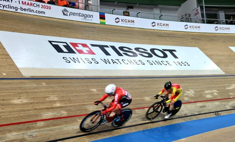 Mundial de Pista: Calvo y Casas finalizan 9° en la Velocidad por Equipos