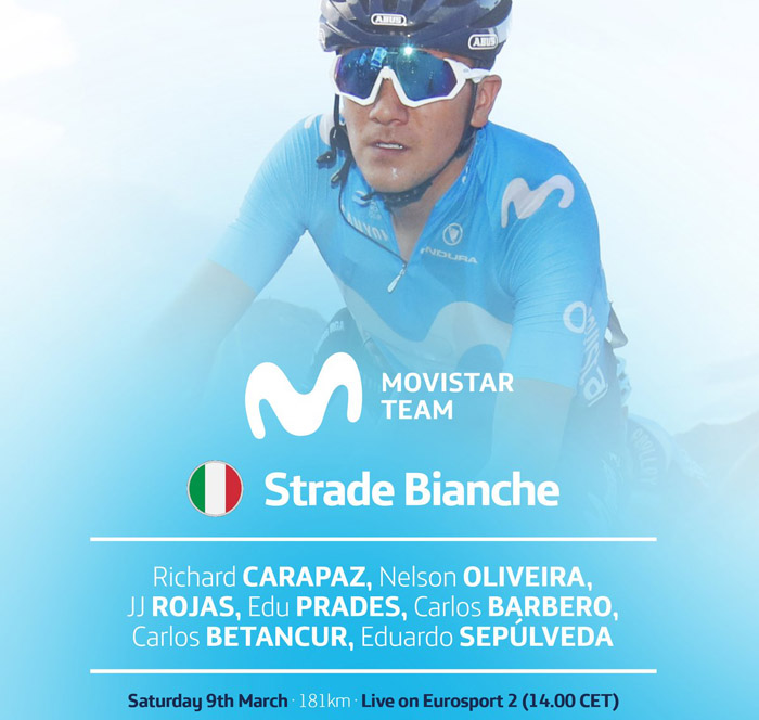 Valverde no participará en la Strade Bianche al no recuperarse de un proceso febril 