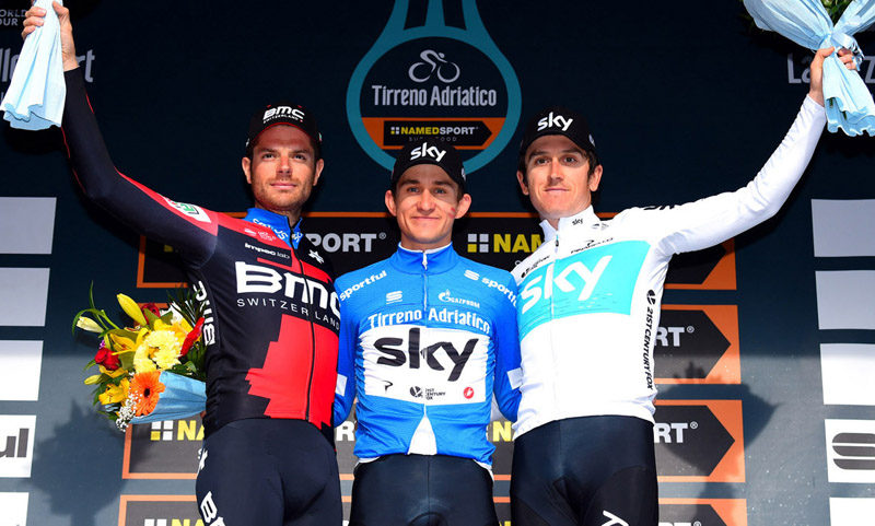 Roglic, Dumoulin, Thomas y Nibali, aspirantes al reinado en la carrera de los dos mares