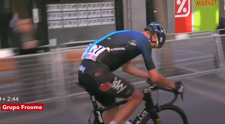 Matthews se impone a Valverde y Froome se cae y pierde sus opciones