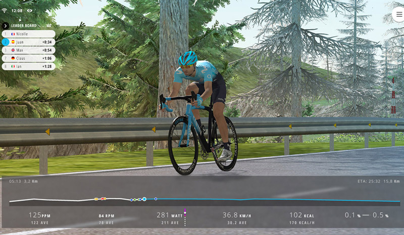 Llega la primera fase presencial de Movistar Virtual Cycling