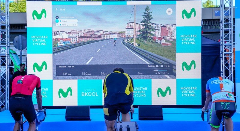 Movistar Virtual Cycling arranca por todo lo alto 