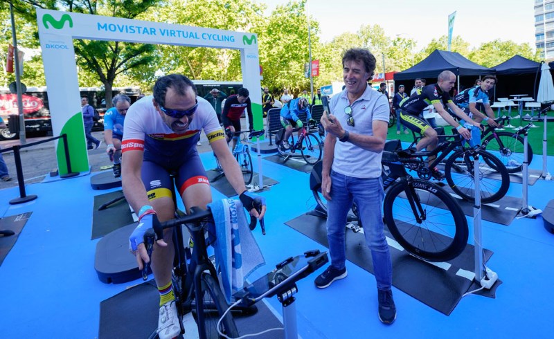 Movistar Virtual Cycling arranca por todo lo alto 