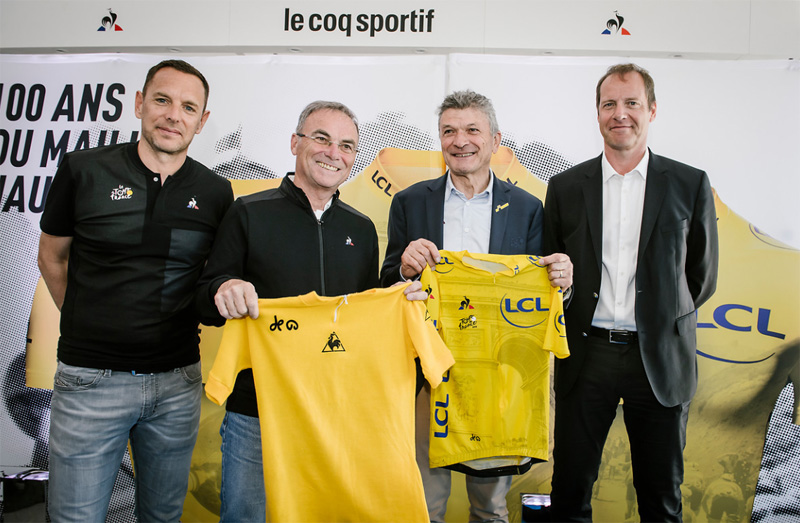 El Tour presenta maillots amarillos especiales con motivo del centenario de esta prenda