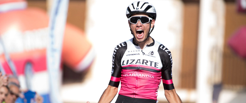 Elosegui (Lizarte) roza el triunfo en el Giro U23