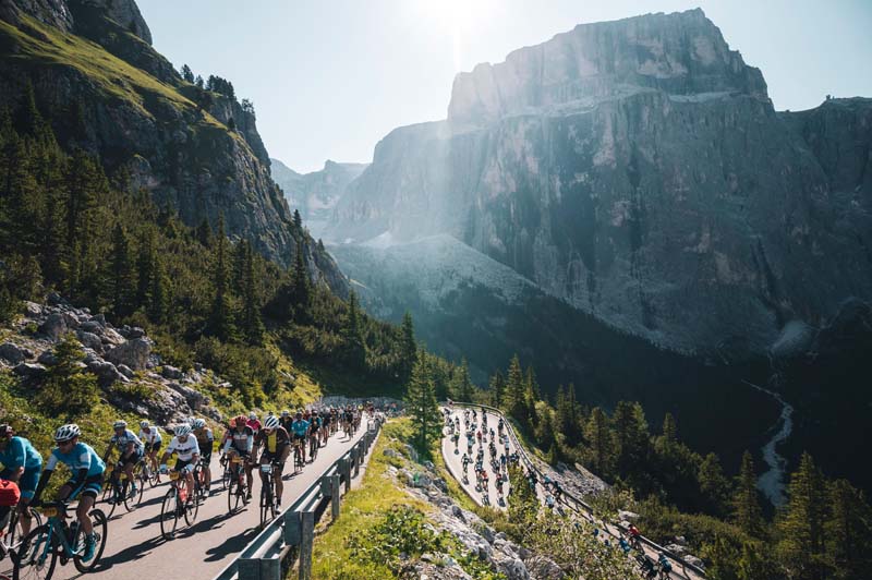 Maratona dles Dolomites: majestuosa