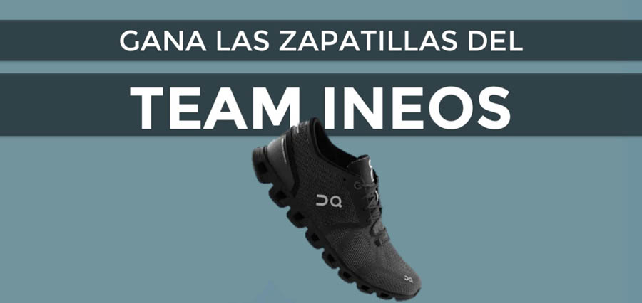 ¿Quieres ganar las ON Cloud X Black Asphalt del Team INEOS?