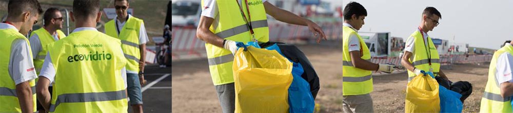 Ecovidrio, proveedor sostenible de La Vuelta por quinto año consecutivo