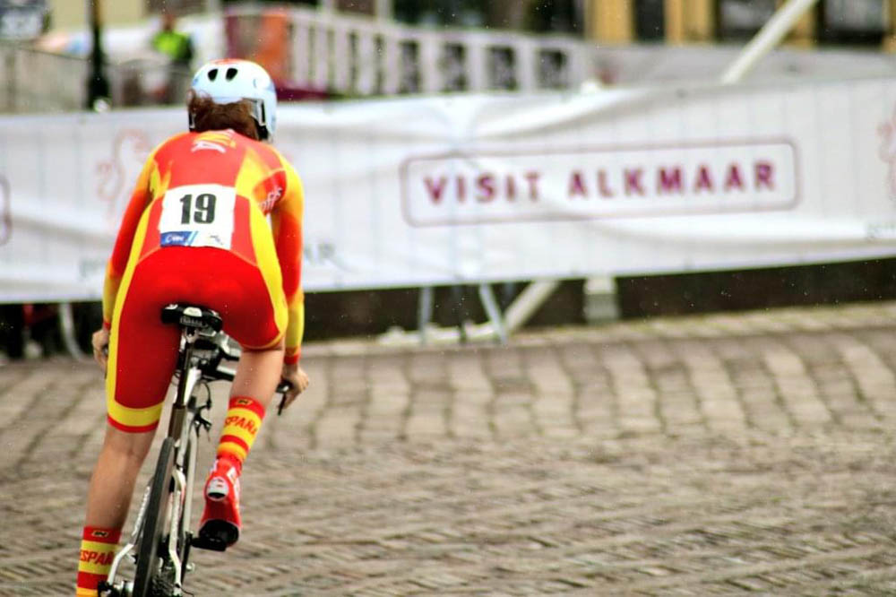 Carlos Rodríguez, 18° en la contrarreloj junior del Campeonato de Europa