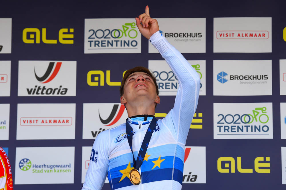 Remco Evenepoel nuevo campeón europeo de CRI