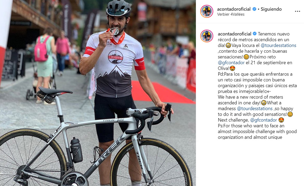 El récord de Contador