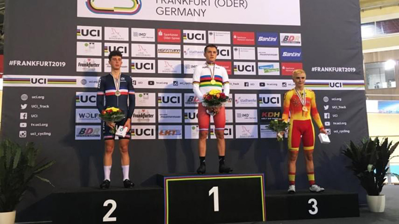 Raúl García, bronce en la puntuación del Mundial de Pista Junior