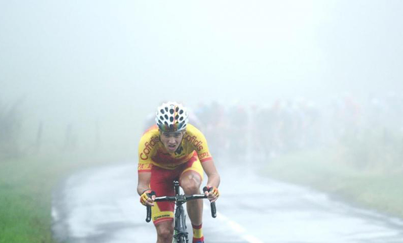 Urko Berrade, 10º en una complicadísima 6ª etapa del Tour del Porvenir