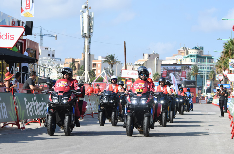 Yamaha Niken, fortaleza y polivalencia al servicio del pelotón de La Vuelta