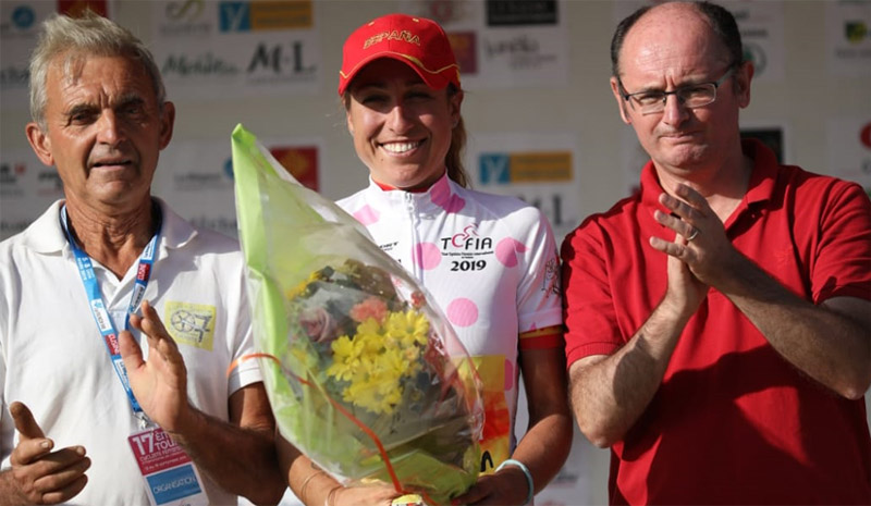 Eider Merino se agarra al podio del Tour de Ardeche tras una dura penúltima etapa