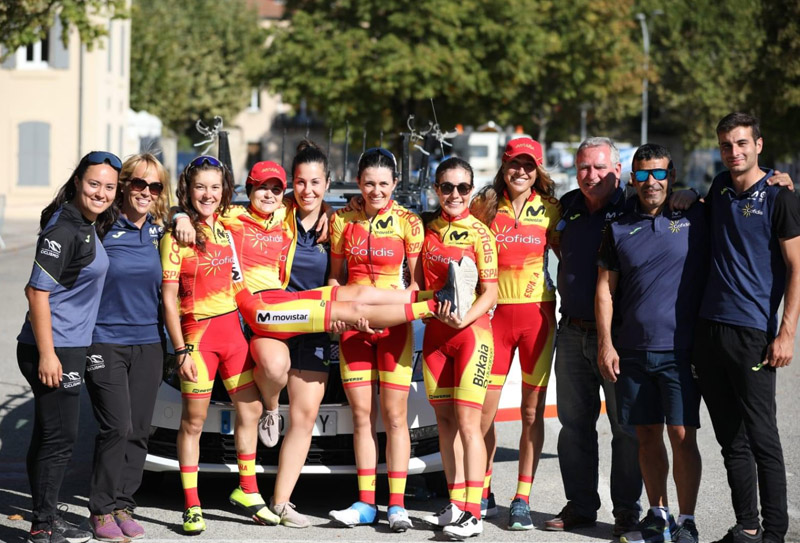  Eider Merino y Mavi García brillan con la Selección en el Tour de Ardeche
