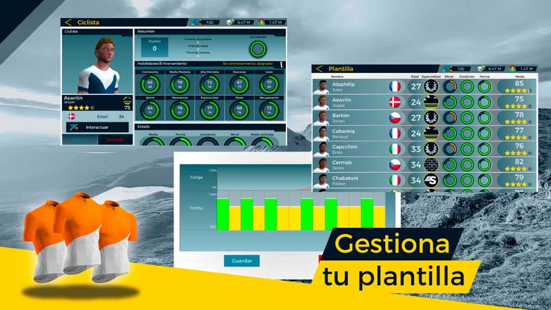 Dirige y gestiona un equipo ciclista con Live Cycling Manager 2