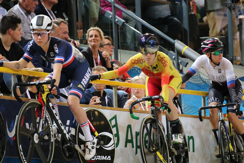 Peralta, 11° en el Keirin del Europeo de Pista