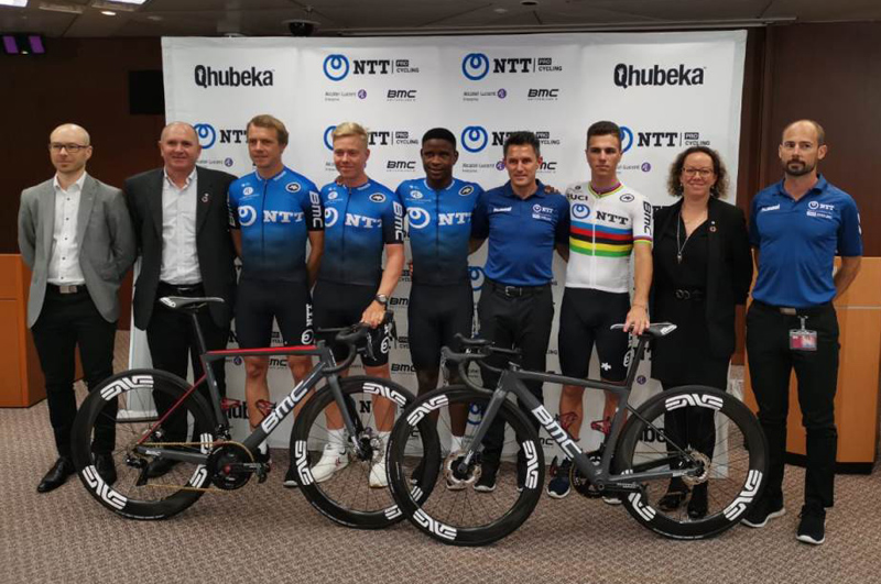 Dimension Data cambia de nombre a NTT Pro Cycling y presenta su imagen para 2020