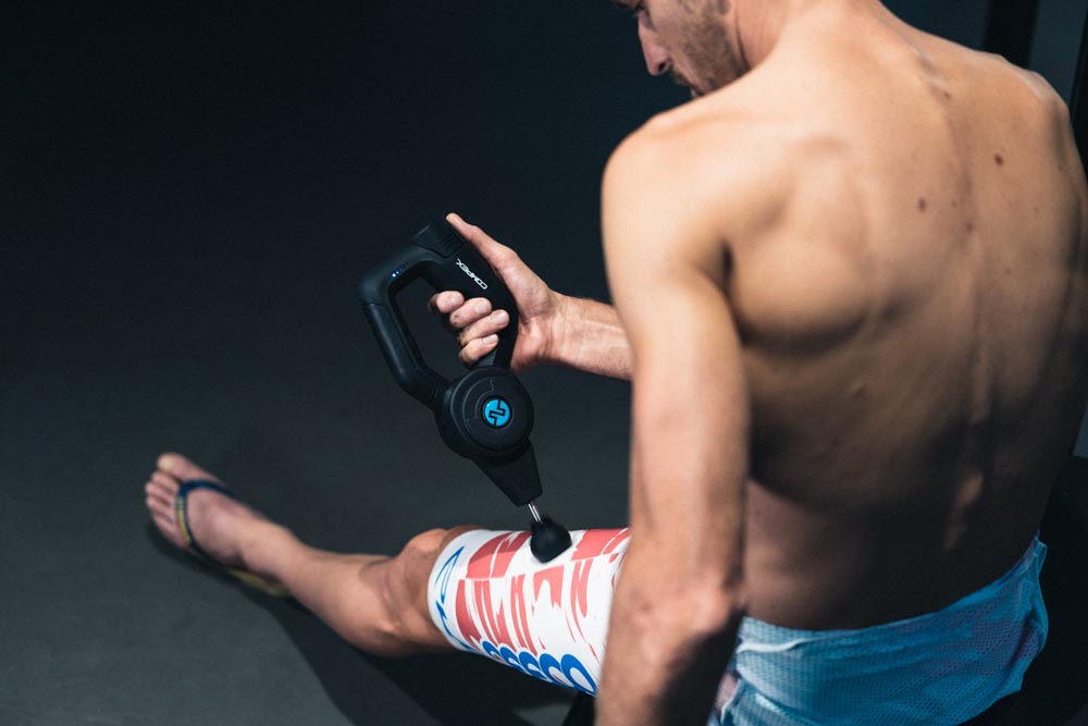 Masajeador Compex FIXX1.0, para mejorar el entrenamiento